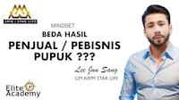 a man in a white shirt with the words beda hasil penis pusuk?